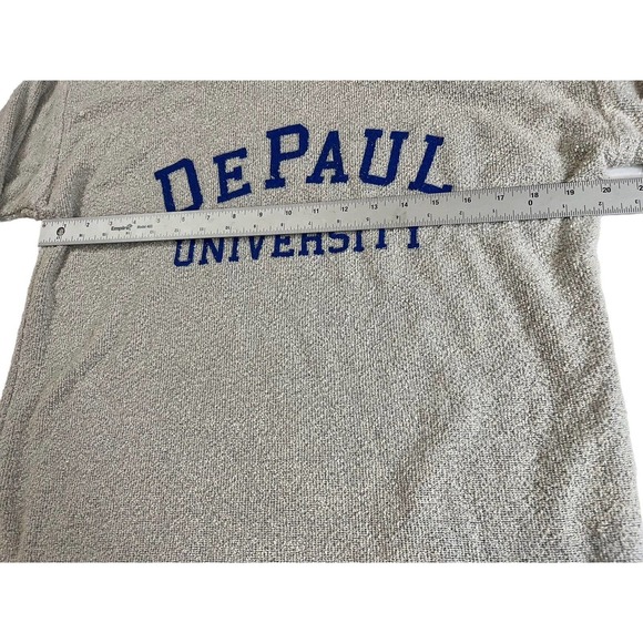 DePaul University College Woolly Threads Made USA Vintage VTG Mens Sweater - Picture 3 of 7